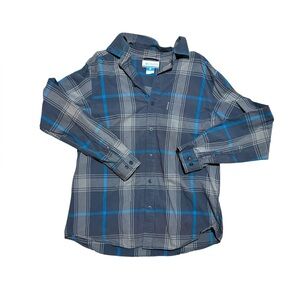 Men’s Columbia plaid button up